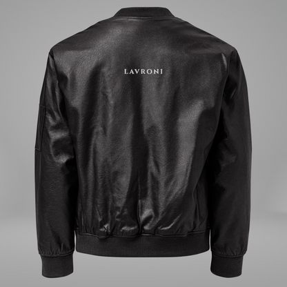 Leather Bomber Jacket