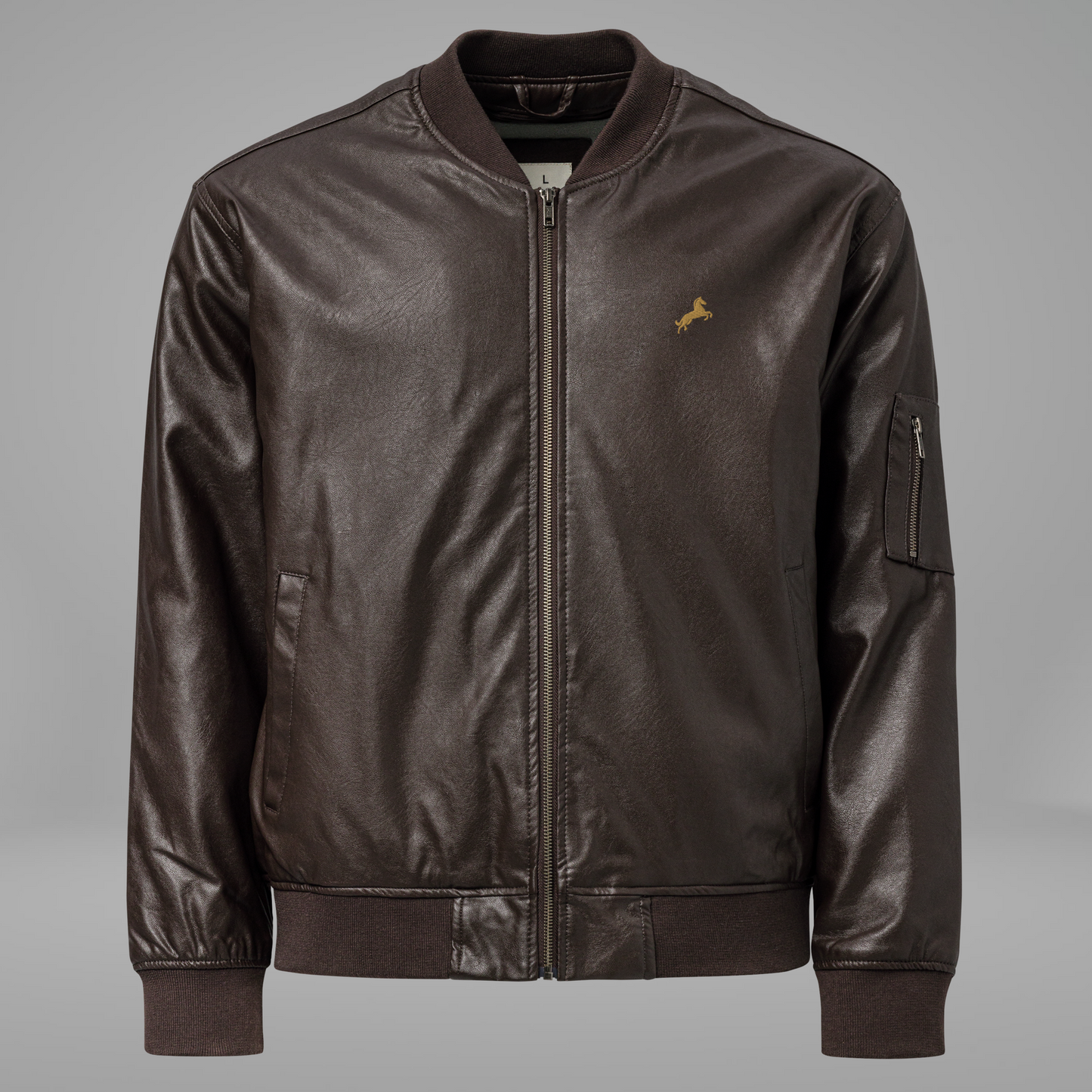 Leather Bomber Jacket